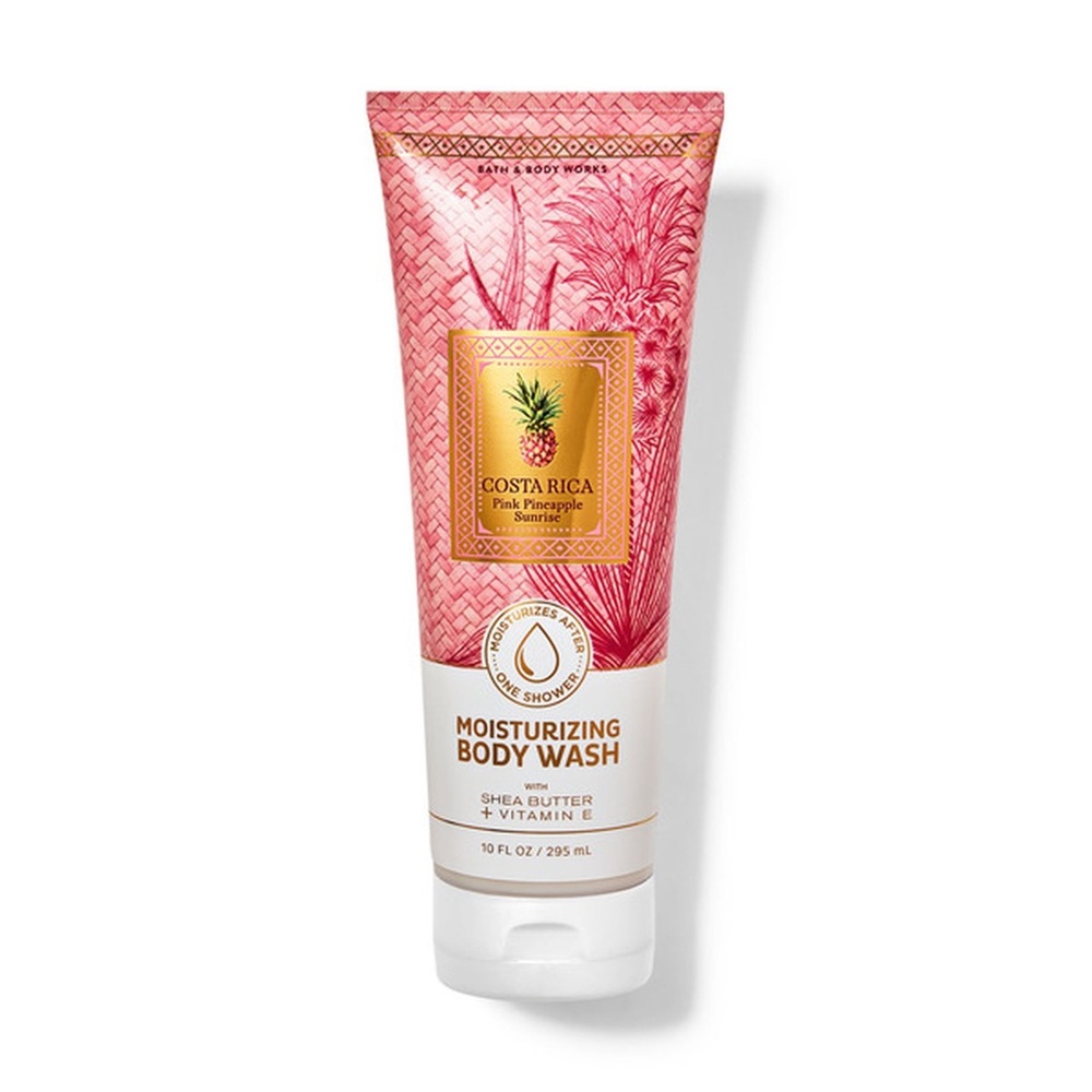 Bath & Body Works Pink Pineapple Sunrise Moisturizing Body Wash 10 fl oz NEW
